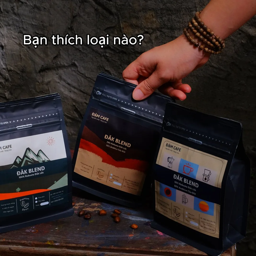 Dòng sản phẩm ĐẬM CAFE